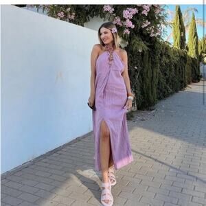 Zara Lilac Midi Dress